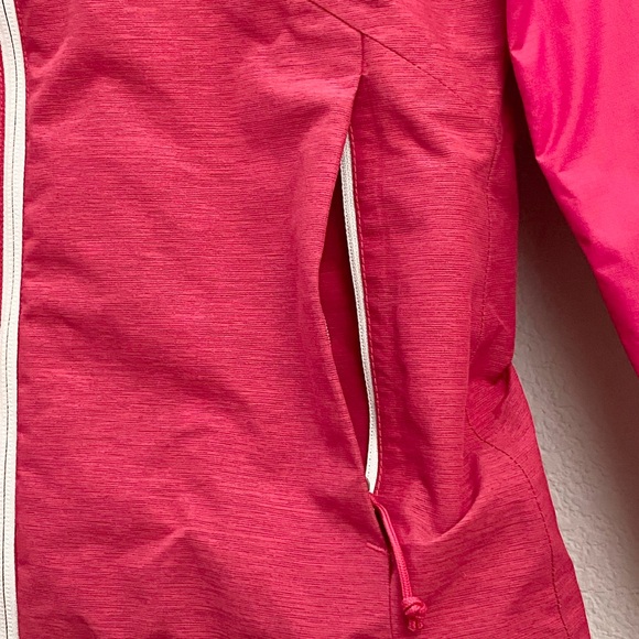 THE NORTH FACE Pink Red Dryvent Women’s Hooded Rain Jacket Size XS - Picture 14 of 16